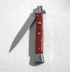 NEW FRANK BELTRAME 11" GENUINE SANTOS MAHOGANY WOOD FLAT GRIND BLADE ITALIAN STILETTO NEW FRANK BELTRAME 11" GENUINE SANTOS MAHOGANY WOOD FLAT GRIND BLADE ITALIAN STILETTO