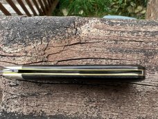 GEC TIDIOUTE 748117 STALLION GABOON EBONY HOT DOG SHIELD KNIFE