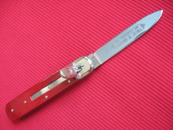Vintage German Boker 712 Leverlock Knife RED BONE - New in Box