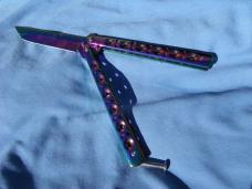 Tanto point Butterfly /  Balisong Knife  4" blade