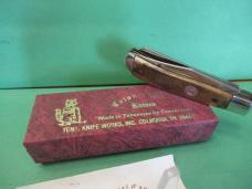 Colonel Coon Knives Smooth Brown Bone Mini Trapper Pattern # 782-13