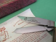Colonel Coon Knives Smooth Brown Bone Mini Trapper Pattern # 782-13