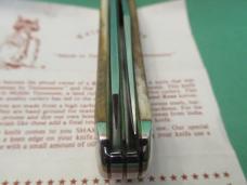 Colonel Coon Knives Smooth Brown Bone Mini Trapper Pattern # 782-13