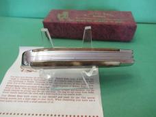 Colonel Coon Knives Smooth Brown Bone Mini Trapper Pattern # 782-13