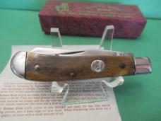 Colonel Coon Knives Smooth Brown Bone Mini Trapper Pattern # 782-13