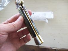 A. G. A. Campolin Dominus Lever Maltese Cross Large 9 Incher Lockback W/Brazilian Horn Handles NIB A. G. A. Campolin Dominus Lever Maltese Cross Large 9 Incher Lockback W/Brazilian Horn Handles NIB