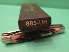 Schrade Uncle Henry Imitation Stag Handle King Ranch Stockman Pattern # 885UH Schrade Uncle Henry Imitation Stag Handle King Ranch Stockman Pattern # 885UH