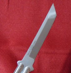 MINT IN BOX PACIFIC CUTLERY CORP. BALI-SONG 138 TANTO CROME-SLOT 4" 1985 JAPAN PRE-BENCH MADE MINT IN BOX PACIFIC CUTLERY CORP. BALI-SONG 138 TANTO CROME-SLOT 4" 1985 JAPAN PRE-BENCH MADE