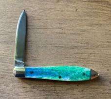 CASE Tony Bose Tear Drop Jack Knife Peacock Appaloosa