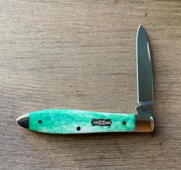 CASE Tony Bose Tear Drop Jack Knife Peacock Appaloosa
