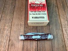 Case Classic 3 Backspring Whittler Utica Jigged Bone 1990 Case Classic 3 Backspring Whittler Utica Jigged Bone 1990