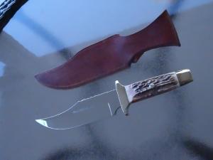 Stunning Herman Williams Customized Schrade Bowie Knife