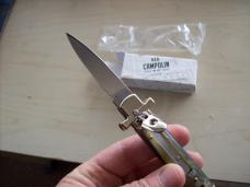A. G. A. Campolin Dominus Lever Maltese Cross 6 Incher W/Brazilian Horn Handles NIB A. G. A. Campolin Dominus Lever Maltese Cross 6 Incher W/Brazilian Horn Handles NIB
