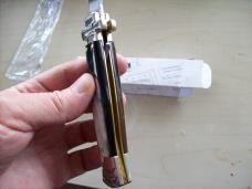 A. G. A. Campolin Lever Maltese Cross Large 9 Incher Bayonet Lockback W/Brazilian Horn Handles NIB A. G. A. Campolin Lever Maltese Cross Large 9 Incher Bayonet Lockback W/Brazilian Horn Handles NIB