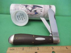 Great Eastern , Tidioute Green Canvas Micarta Pattern # 922219 