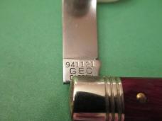 Great Eastern Garnet Jigged Bone Northfield Pattern # 941121 Great Eastern Garnet Jigged Bone Northfield Pattern # 941121