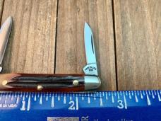 Queen Steel Pen Knife Amber Winterbottom Bone Rounded Bolsters 1998, Gorgeous! Queen Steel Pen Knife Amber Winterbottom Bone Rounded Bolsters 1998, Gorgeous!