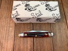 Queen Steel Pen Knife Amber Winterbottom Bone Rounded Bolsters 1998, Gorgeous! Queen Steel Pen Knife Amber Winterbottom Bone Rounded Bolsters 1998, Gorgeous!
