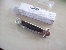 A. G. A. Campolin Lever Maltese Cross Bayonet Large 9 Incher Lockback W/Genuine Stag/Antler NIB A. G. A. Campolin Lever Maltese Cross Bayonet Large 9 Incher Lockback W/Genuine Stag/Antler NIB