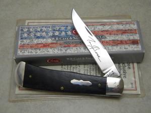 Case XX USA TB71546 Smooth Ebony 2015 Backpocket Knife in Box w/COA