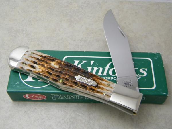 Kinfolks Authorized Reproduction (CASE) 61050 Bone Coke Bottle Knife NIB