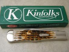Kinfolks Authorized Reproduction (CASE) 61050 Bone Coke Bottle Knife NIB