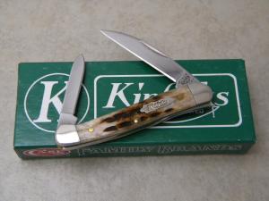 Kinfolks Authorized Reproduction (CASE) Bone 62109W Mini Copperhead Knife NIB