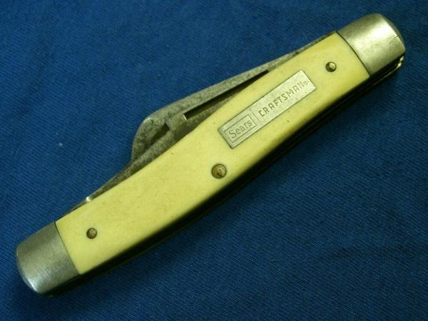 VINTAGE SEARS CRAFTSMAN USA 95044 STOCKMAN FOLDING POCKET PEN JACK KNIFE KNIVES SCHRADE OLD VINTAGE SEARS CRAFTSMAN USA 95044 STOCKMAN FOLDING POCKET PEN JACK KNIFE KNIVES SCHRADE OLD