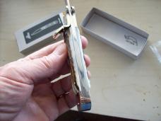 Hubertus Knife Shellpuller Patronenzieher Solingen Germany Large Size 11 UNUSED NIB. Hubertus Knife Shellpuller Patronenzieher Solingen Germany Large Size 11 UNUSED NIB.