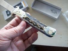 Hubertus Knife Shellpuller Patronenzieher Solingen Germany Large Size 11 UNUSED NIB. Hubertus Knife Shellpuller Patronenzieher Solingen Germany Large Size 11 UNUSED NIB.