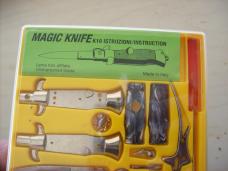 Italian Magic Knife Switchblade Kit Complete with Instructions UNUSED W/Plastic Case