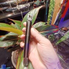 2021 AGA CAMPOLIN SICILIAN 12" SWITCHBLADE MADE IN MANIAGO ITALY. THE BLADE IS MIRROR POLISHED STAIN