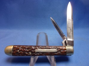 Barnsley Bros., Monett, MO. Two Blade Jack. Jigged bone