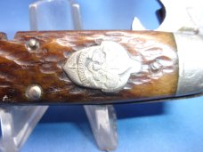 Early Remington Boy Scout Knife Jigged Bone