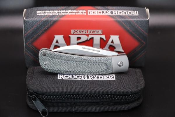 ROUGH RYDER APTA MODERN SLIP JOINT BLUE MICARTA RR2285 ROUGH RYDER APTA MODERN SLIP JOINT BLUE MICARTA RR2285