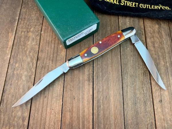 Canal Street Cutlery Muskrat Smooth Sunset Bone 14-4 Cr Mo 2011 BC Canal Street Cutlery Muskrat Smooth Sunset Bone 14-4 Cr Mo 2011 BC