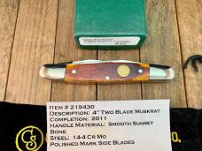 Canal Street Cutlery Muskrat Smooth Sunset Bone 14-4 Cr Mo 2011 BC Canal Street Cutlery Muskrat Smooth Sunset Bone 14-4 Cr Mo 2011 BC