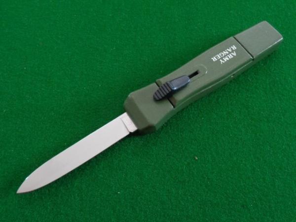 Old c.1980's Stainless Italy ARMY RANGER OTF MINT 