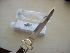 A. G. A. Campolin Lever Maltese Cross Bayonet Large 9 Incher Lockback W/Genuine Stag/Antler NIB A. G. A. Campolin Lever Maltese Cross Bayonet Large 9 Incher Lockback W/Genuine Stag/Antler NIB