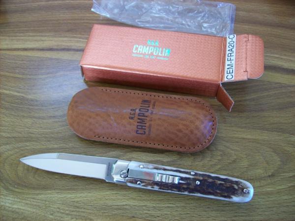 The Baron A.G.A. Campolin Unusual French Design Italian Genuine Stag/Antler UNUSED NIB. The Baron A.G.A. Campolin Unusual French Design Italian Genuine Stag/Antler UNUSED NIB.