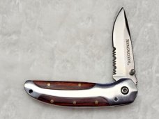 Vintage Winchester Single Blade Linerlock Pocket Knife With Belt Clip Vintage Winchester Single Blade Linerlock Pocket Knife With Belt Clip
