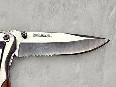 Vintage Winchester Single Blade Linerlock Pocket Knife With Belt Clip Vintage Winchester Single Blade Linerlock Pocket Knife With Belt Clip