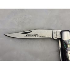 Vintage Imperial Schrade Classic 2-Blade Small Trapper Abalone IMP 19PRT Vintage Imperial Schrade Classic 2-Blade Small Trapper Abalone IMP 19PRT