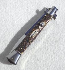 NEW FRANK BELTRAME 11" GENUINE STAG ITALIAN STILETTO