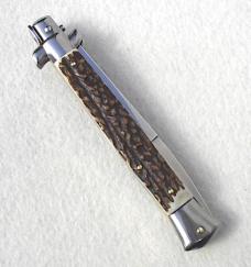 NEW FRANK BELTRAME 11" GENUINE STAG ITALIAN STILETTO