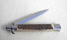 NEW FRANK BELTRAME 11" GENUINE STAG ITALIAN STILETTO