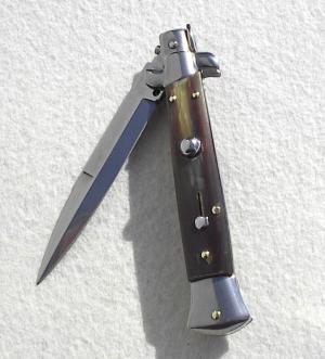 NEW FRANK BELTRAME 9" GENUINE FRENCH BOVINE HORN ITALIAN STILETTO