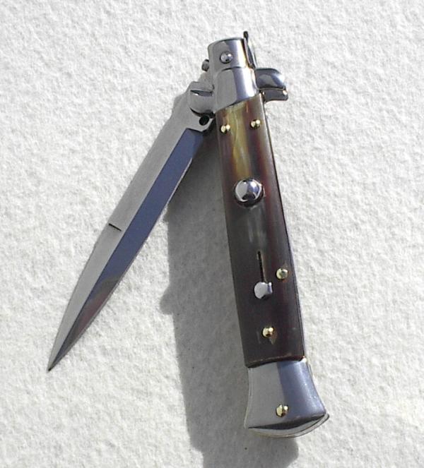 NEW FRANK BELTRAME 9" GENUINE FRENCH BOVINE HORN ITALIAN STILETTO