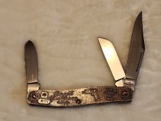 VINTAGE IMPERIAL USA INGERSOLL RAND ADVERTISING 3 BLADE STOCKMAN POCKET KNIFE