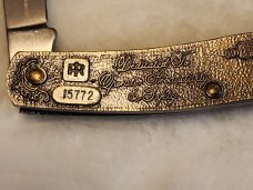 VINTAGE IMPERIAL USA INGERSOLL RAND ADVERTISING 3 BLADE STOCKMAN POCKET KNIFE VINTAGE IMPERIAL USA INGERSOLL RAND ADVERTISING 3 BLADE STOCKMAN POCKET KNIFE